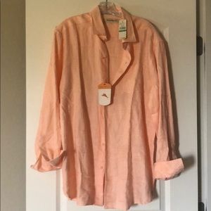 MENS XL TOMMY BAHAMA LONG SLEEVE SHIRT-NEW W/tags